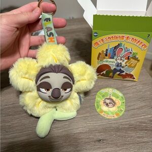 Authentic Megos by Mesuca Disney Zootopia Keychain - Flash Slothmore